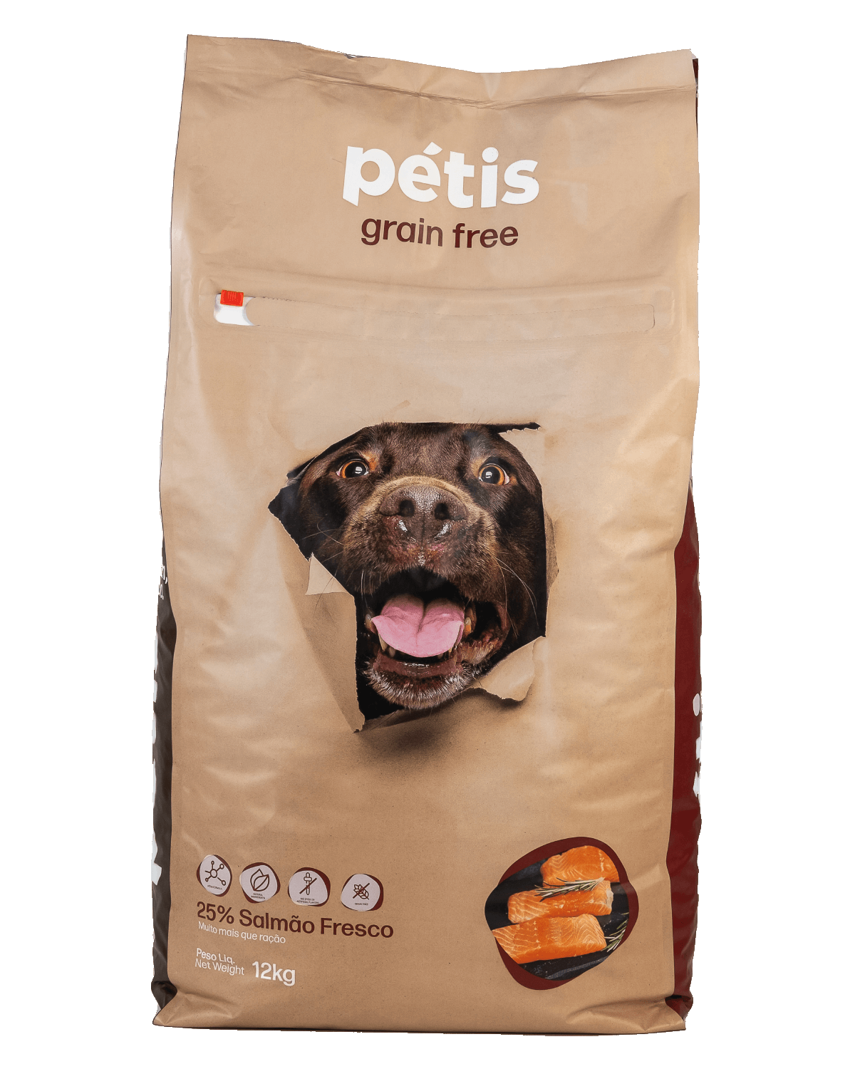 2 Petis Grain Free Salmon Dog Packaging Frontv2